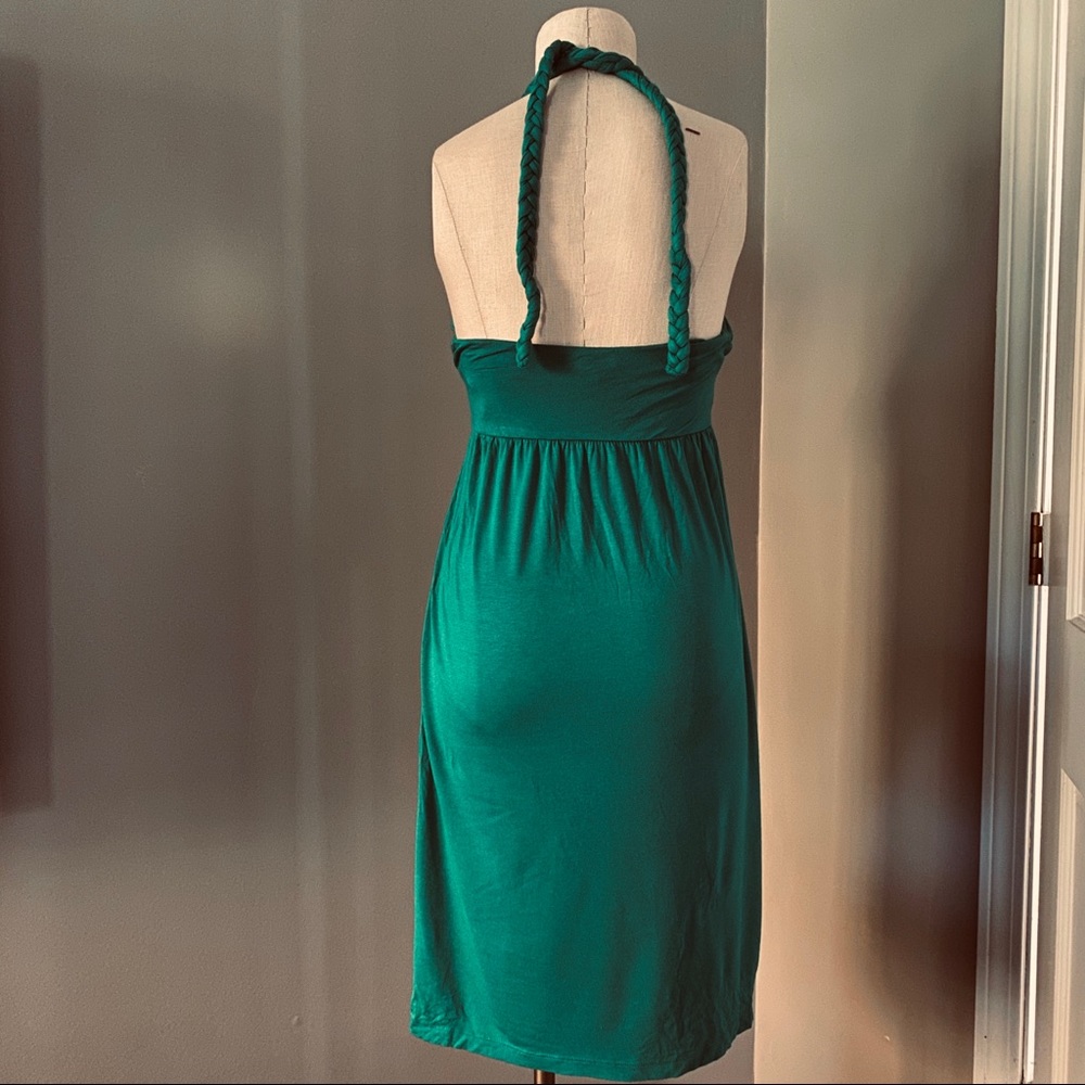 H&M Green Rope Halter Dress 6 - Picture 4 of 5